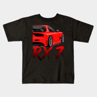 RX7 JDM Engine Kids T-Shirt